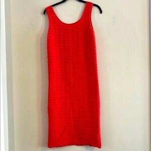 Tees by Tina Coral Textured Bodycon Midi Dress OSFM